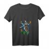 Damen T-Shirt mit Lord Shiva Nataraja Tanzen Hindu Gott - Spirituelles Hinduismus Design mit V-Ausschnitt