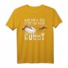 Lustiges Rugby T-Shirt mit Michelangelo Hand 'Am 8. Tag Erschuf Gott Rugby' – Perfekt für Fans, Mannschaften und Trainer