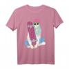 Skater Mädchen T-Shirt mit Kickflip-Design - Stylishes Streetstyle Skateboarding Shirt für Schule & Freizeit