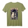 Tarot-Karte Katze T-Shirt im Vintage-Stil – Niedliches Katzen-Design für Tarot- und Mystik-Fans, Katzenliebhaber und Spirituelle