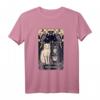 Tarot-Karte Katze T-Shirt im Vintage-Stil – Niedliches Katzen-Design für Tarot- und Mystik-Fans, Katzenliebhaber und Spirituelle