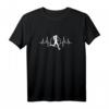 Laufen Marathon Joggen Herzschlag EKG Läufer Motiv T-Shirt – Lustiges Geschenk für Frauen, Marathonläuferinnen & Ausdauersportfans