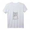 Damen Lucifer Occult Satanic Cat Baphomet 666 T-Shirt mit V-Ausschnitt - Trendiges Vintage-Design für Fans von Esoterik, Tarot & Satanic Motiven