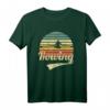 Ruderer Ruder Outfit im Vintage Retro Style - Trendiges Wassersport T-Shirt für Damen und Herren