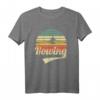 Ruderer Ruder Outfit im Vintage Retro Style - Trendiges Wassersport T-Shirt für Damen und Herren