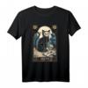 Mystic Cat Tarot Karte T-Shirt - Vintage Death Tarot Katzen-Design für Katzenliebhaber, Tarot- und Okkulten-Fans