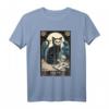 Mystic Cat Tarot Karte T-Shirt - Vintage Death Tarot Katzen-Design für Katzenliebhaber, Tarot- und Okkulten-Fans