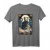 Mystic Cat Tarot Karte T-Shirt - Vintage Death Tarot Katzen-Design für Katzenliebhaber, Tarot- und Okkulten-Fans