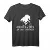 Zum Reiten Geboren Zur Schule Gezwungen Kinder T-Shirt - Lustiges Pferde-Design für junge Pferdefans, ideal als Geschenk