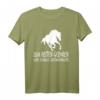 Zum Reiten Geboren Zur Schule Gezwungen Kinder T-Shirt - Lustiges Pferde-Design für junge Pferdefans, ideal als Geschenk