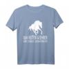 Zum Reiten Geboren Zur Schule Gezwungen Kinder T-Shirt - Lustiges Pferde-Design für junge Pferdefans, ideal als Geschenk