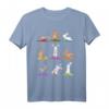 Lustiges Hasen Yoga T-Shirt mit süßen Häschen in Yoga Posen – Perfekt als Geschenk für Yoga-Liebhaber, Geburtstags- und Weihnachtsgeschenk