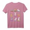 Lustiges Hasen Yoga T-Shirt mit süßen Häschen in Yoga Posen – Perfekt als Geschenk für Yoga-Liebhaber, Geburtstags- und Weihnachtsgeschenk