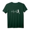 Laufen Marathon Joggen Herzschlag EKG Läufer Motiv T-Shirt – Lustiges Sportshirt für Frauen, perfekte Geschenkidee für Marathonläuferinnen und Joggerinnen