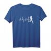 Laufen Marathon Joggen Herzschlag EKG Läufer Motiv T-Shirt – Lustiges Sportshirt für Frauen, perfekte Geschenkidee für Marathonläuferinnen und Joggerinnen