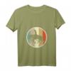 Damen Westernreiten T-Shirt mit V-Ausschnitt – Retro Vintage Grunge Style, leichtes und klassisch geschnittenes Reitshirt