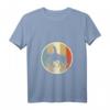Damen Westernreiten T-Shirt mit V-Ausschnitt – Retro Vintage Grunge Style, leichtes und klassisch geschnittenes Reitshirt