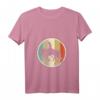 Damen Westernreiten T-Shirt mit V-Ausschnitt – Retro Vintage Grunge Style, leichtes und klassisch geschnittenes Reitshirt