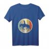 Damen Westernreiten T-Shirt mit V-Ausschnitt – Retro Vintage Grunge Style, leichtes und klassisch geschnittenes Reitshirt