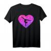 Gymnastik Herz Geschenk für Mädchen, Jugendliche und Frau - Sportliches T-Shirt als ideales Geschenk für Gymnastikfans