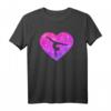 Gymnastik Herz Geschenk für Mädchen, Jugendliche und Frau - Sportliches T-Shirt als ideales Geschenk für Gymnastikfans