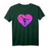 Gymnastik Herz Geschenk für Mädchen, Jugendliche und Frau - Sportliches T-Shirt als ideales Geschenk für Gymnastikfans
