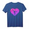 Gymnastik Herz Geschenk für Mädchen, Jugendliche und Frau - Sportliches T-Shirt als ideales Geschenk für Gymnastikfans