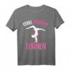 Coole Mädchen Turnen Turnerin Gymnastik Kinder T-Shirt – Perfektes Geschenk für Turntraining, Weihnachten & Geburtstag