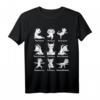 Lama Yoga Lustiges Alpaka Sport Gymnastik T-Shirt - Humorvolles Lama Pose Design für Yoga, Meditation & Entspannung