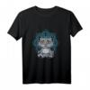 Lustiges Katzen Meditation Namaste T-Shirt - Perfektes Geschenk für Yoga-Fans, Katzenliebhaberinnen & Frauen, die meditieren