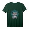 Lustiges Katzen Meditation Namaste T-Shirt - Perfektes Geschenk für Yoga-Fans, Katzenliebhaberinnen & Frauen, die meditieren