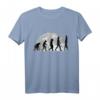 Turnerin Evolution Mond Handstand T-Shirt – Lustiges Turn- und Akrobatik-Motiv für Mädchen, Sportlehrer & Turnverein