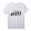 Turnerin Evolution Mond Handstand T-Shirt – Lustiges Turn- und Akrobatik-Motiv für Mädchen, Sportlehrer & Turnverein