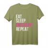 EAT SLEEP Handstand Repeat T-Shirt für Mädchen – Lustiges Gymnastik- und Turnshirt, ideales Geschenk für turnende Kinder