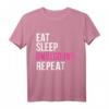 EAT SLEEP Handstand Repeat T-Shirt für Mädchen – Lustiges Gymnastik- und Turnshirt, ideales Geschenk für turnende Kinder