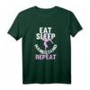 Damen Eat Sleep Handstand Repeat - Akrobatik, Gymnastik & Fitness T-Shirt für Frauen, perfektes Geschenk für Geburtstag & Weihnachten