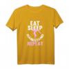 Damen Eat Sleep Handstand Repeat - Akrobatik, Gymnastik & Fitness T-Shirt für Frauen, perfektes Geschenk für Geburtstag & Weihnachten