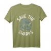 Save Sharks Haischutz Taucher T-Shirt – Für Meeresschützer, Umweltaktivisten & Taucher als nachhaltiges Geschenk