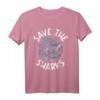 Save Sharks Haischutz Taucher T-Shirt – Für Meeresschützer, Umweltaktivisten & Taucher als nachhaltiges Geschenk