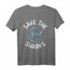 Save Sharks Haischutz Taucher T-Shirt – Für Meeresschützer, Umweltaktivisten & Taucher als nachhaltiges Geschenk