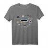 Lehrreiches Haiarten Shirt für Kinder – Bunte Meereswelt mit Großen Weißen, Walhai, Tigerhai & mehr – Perfektes Geschenk für Hai-Fans