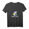 Damen Vintage Santa Cruz California Hai Surfbrett Surfer T-Shirt mit V-Ausschnitt – Retro Strand Mode & Geschenk für Surferinnen