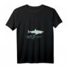 Damen Fisch Surfer Geschenk Unterwasserwelt Vintage Hai T-Shirt mit V-Ausschnitt – Perfekt für Meeresliebhaberinnen, Tierfreunde & Geschenke zu Weihnachten, Muttertag & Geburtstag
