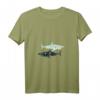 Damen Fisch Surfer Geschenk Unterwasserwelt Vintage Hai T-Shirt mit V-Ausschnitt – Perfekt für Meeresliebhaberinnen, Tierfreunde & Geschenke zu Weihnachten, Muttertag & Geburtstag