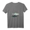 Damen Fisch Surfer Geschenk Unterwasserwelt Vintage Hai T-Shirt mit V-Ausschnitt – Perfekt für Meeresliebhaberinnen, Tierfreunde & Geschenke zu Weihnachten, Muttertag & Geburtstag
