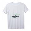 Damen Fisch Surfer Geschenk Unterwasserwelt Vintage Hai T-Shirt mit V-Ausschnitt – Perfekt für Meeresliebhaberinnen, Tierfreunde & Geschenke zu Weihnachten, Muttertag & Geburtstag