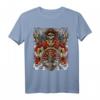 Easy Pirat Kostüm T-Shirt mit Totenkopf & Skelett-Design für Halloween und Themen-Partys – Schnelles & Cooles Piraten-Outfit für Männer & Jugendliche