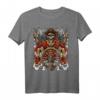 Easy Pirat Kostüm T-Shirt mit Totenkopf & Skelett-Design für Halloween und Themen-Partys – Schnelles & Cooles Piraten-Outfit für Männer & Jugendliche
