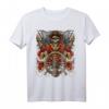 Easy Pirat Kostüm T-Shirt mit Totenkopf & Skelett-Design für Halloween und Themen-Partys – Schnelles & Cooles Piraten-Outfit für Männer & Jugendliche