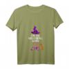 Damen Volleyball Witch Halloween T-Shirt - Lustiges V-Ausschnitt Sportshirt für Damen, perfekt für Halloween und Volleyball-Fans